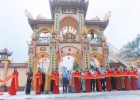 Lễ khánh thành cổng tam quan, tháp Phật, lầu quan âm chùa Thông (Báo Văn)
